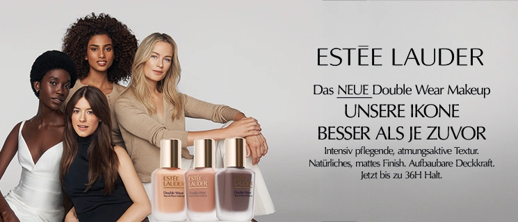 Model und Estée Lauder Produkte