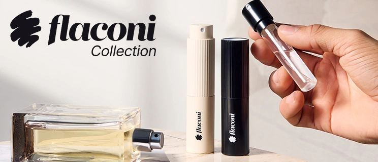 flaconi Collection Logo und Produkte