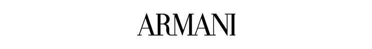 Armani Logo schwarz