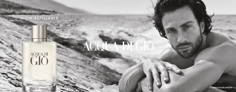 Giorgio Armani Acqua di Giò Eau de Toilette und Model