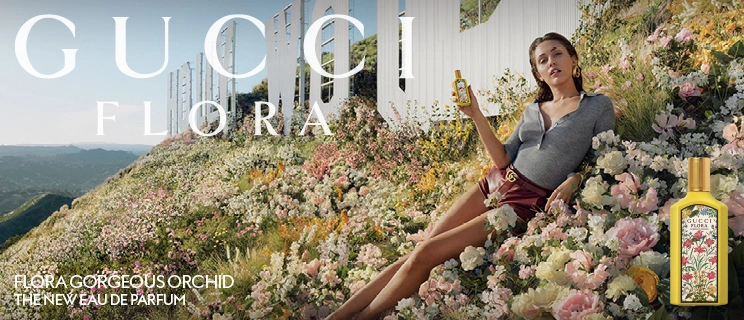 Model und Gucci Flora Düfte