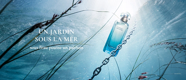 Mannequin, slogan et parfum Hermès