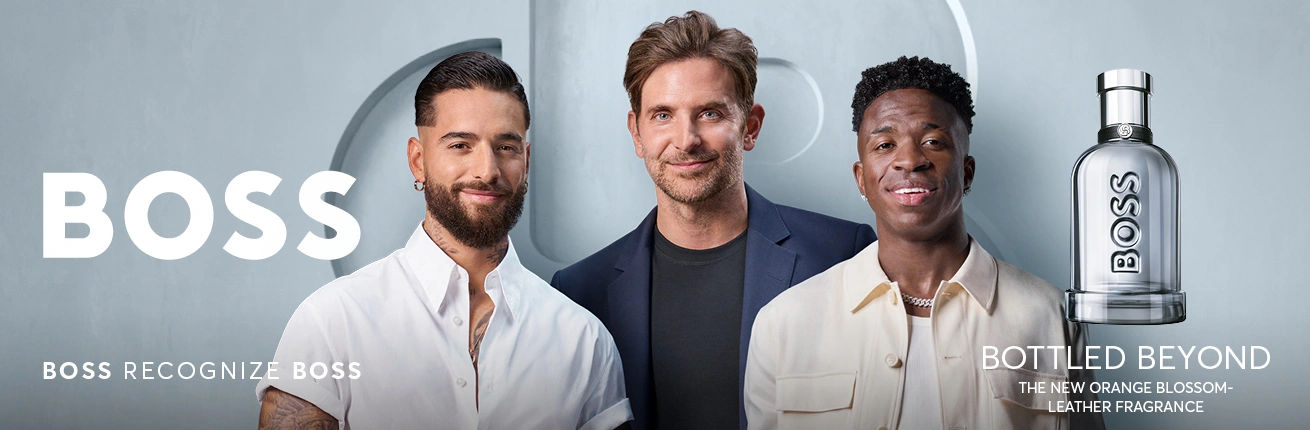 Hugo Boss Boss Bottled Beyond Models und Flakon