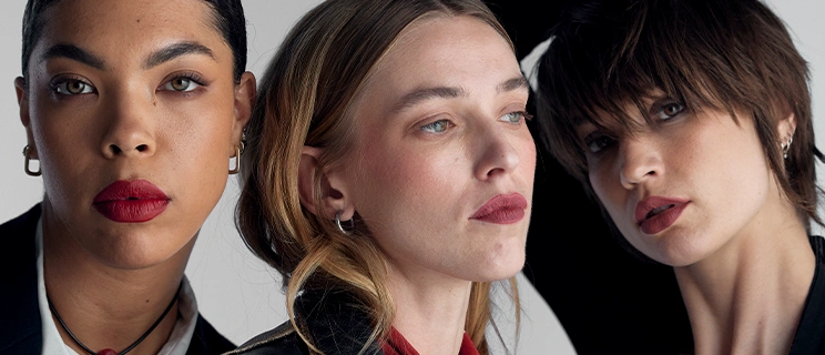 Model mit strahlender Haut