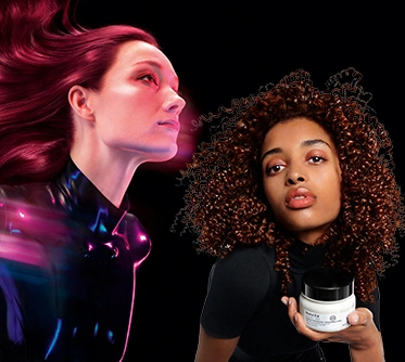 Frauen und L'Oréal Professionnel Pflege Produkte
