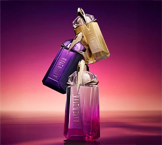 Verschiedene Alien Parfum Flakons