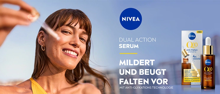 Model und NIVEA Produkte