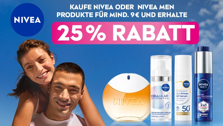 Model und NIVEA Produkte