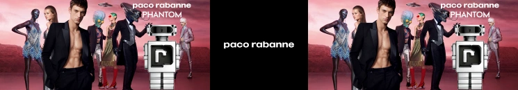 Paco Rabanne Markenlogo und Menschen