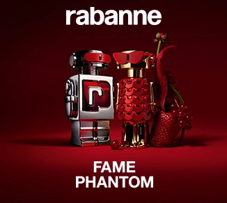 Rabanne Fame und Phantom Parfümflakons