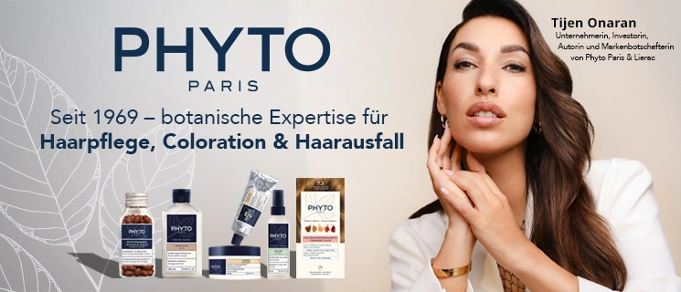 Model und PHYTO PARIS Produkte