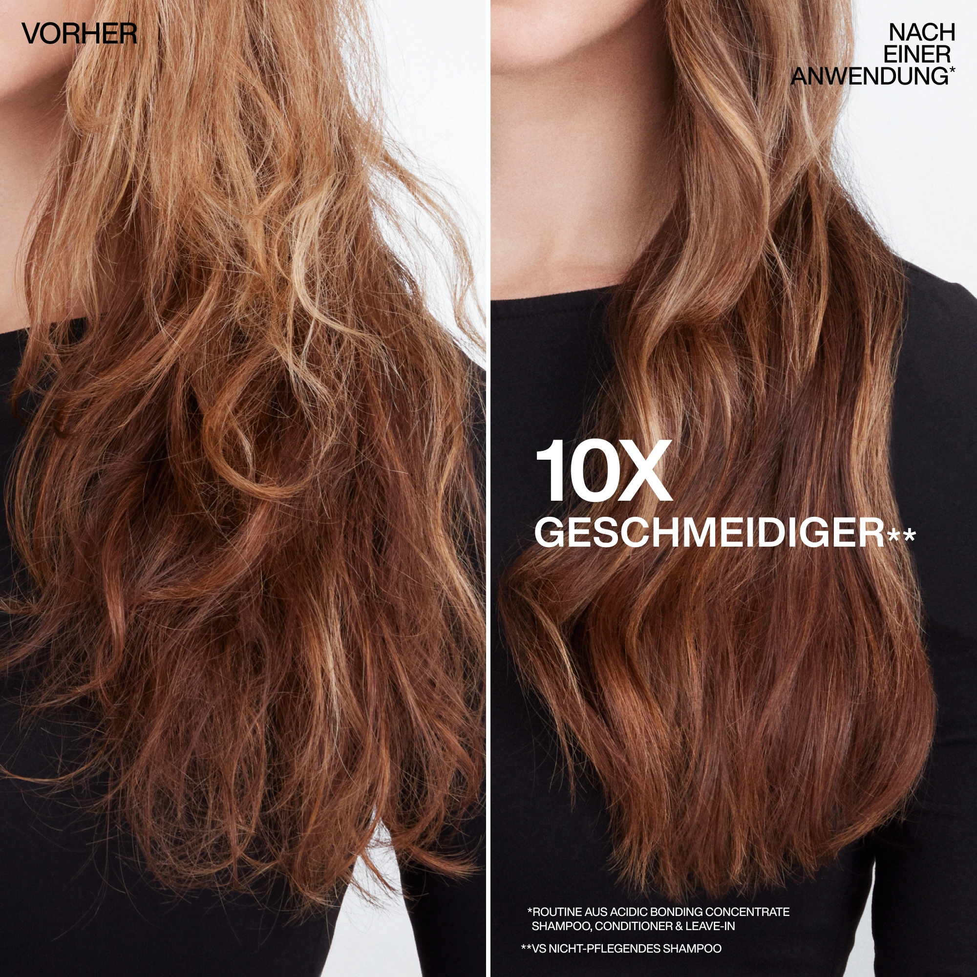 Redken ABC Vorher und Nachher Vergleich