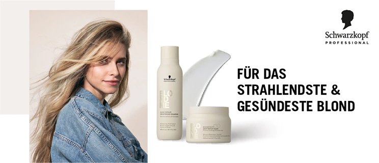 Model und BlondMe Produkte