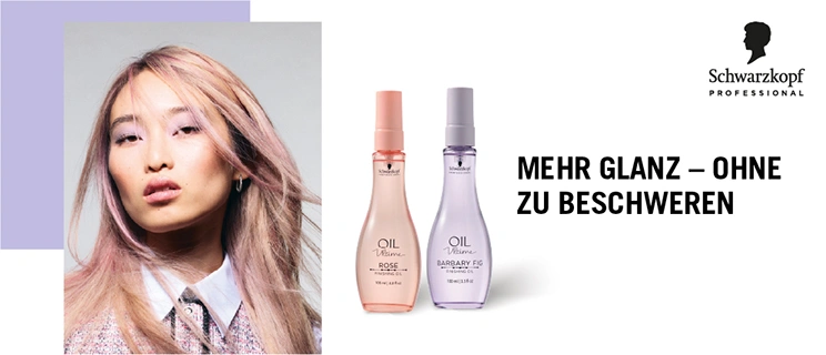 Model und Schwarzkopf Professional Oil Ultime Produkte