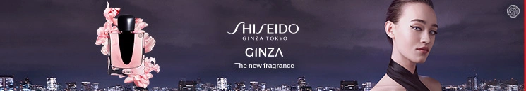 Frau und Shiseido Ginza Flakon