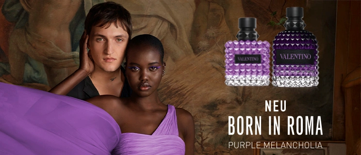 Valentino New Born in Roma Purple Melancholia Flakons und Models