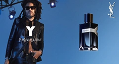 Mann und Yves Saint Laurent Parfum Flakons