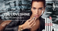 Model und Yves Saint Laurent Lippen Make-up