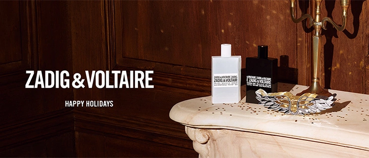 Zadig&Voltaire Parfum Flakon und Model